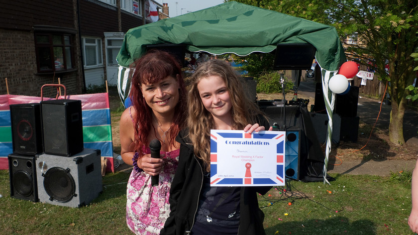 DGPX290411-066 
 Keywords: DGPX290411, Edmond Carr, Poets Estate, Royal Wedding, Street Party